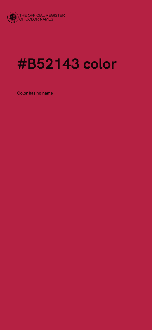 #B52143 color image