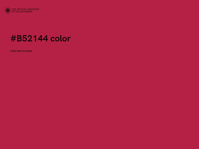 #B52144 color image