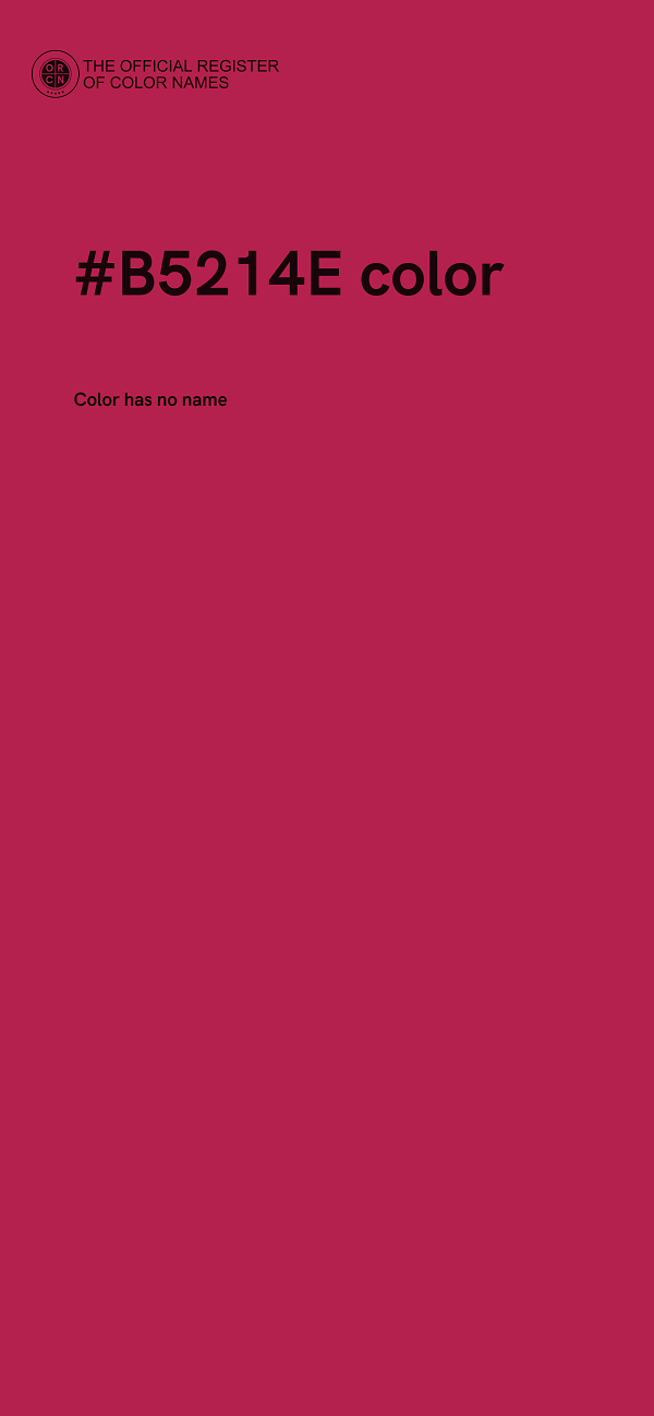 #B5214E color image