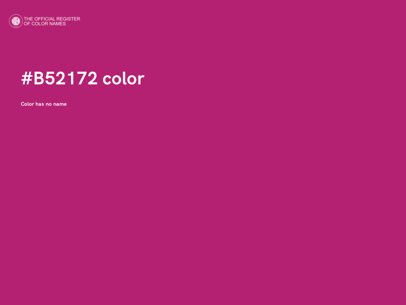 #B52172 color image