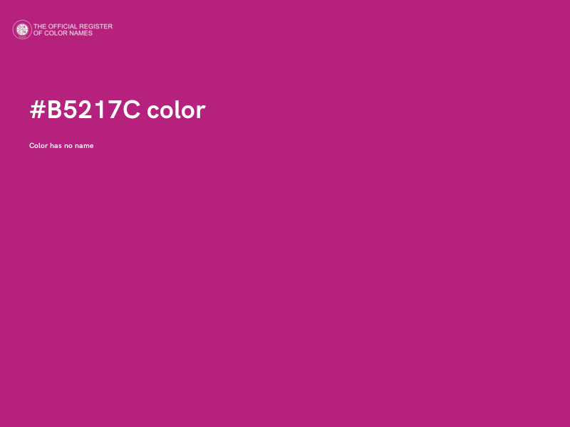 #B5217C color image