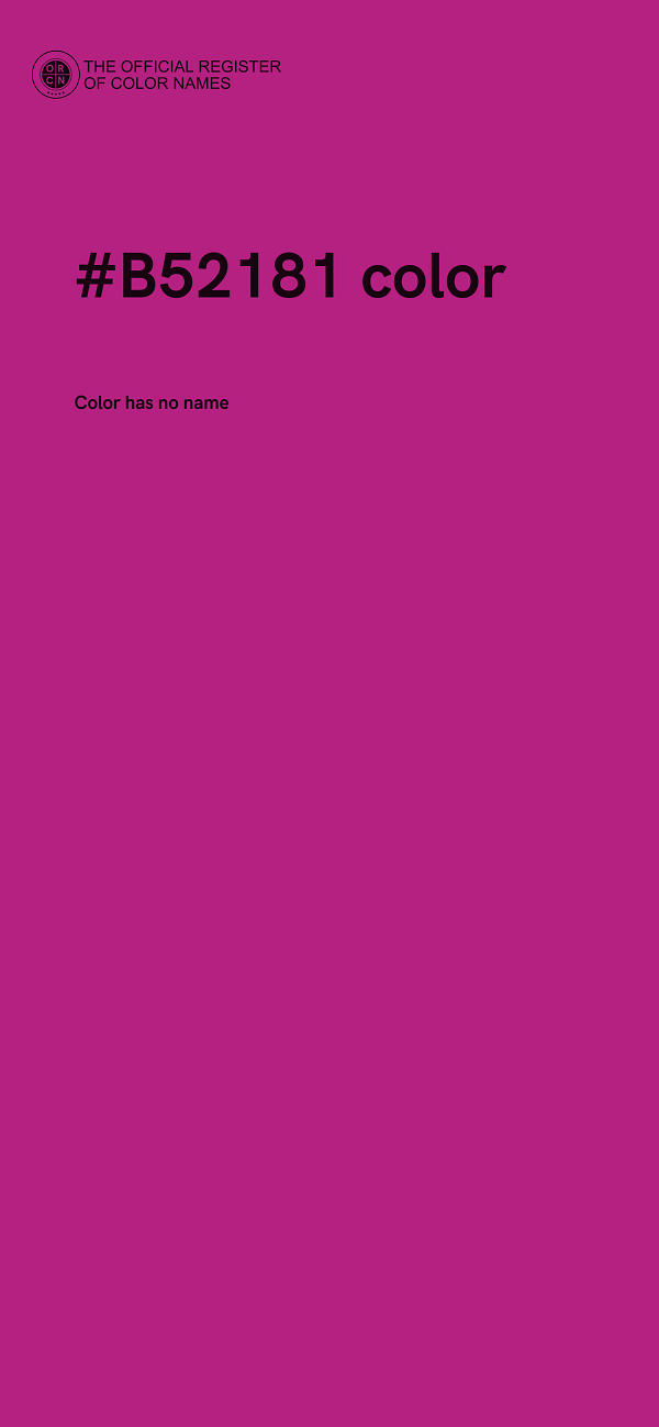 #B52181 color image