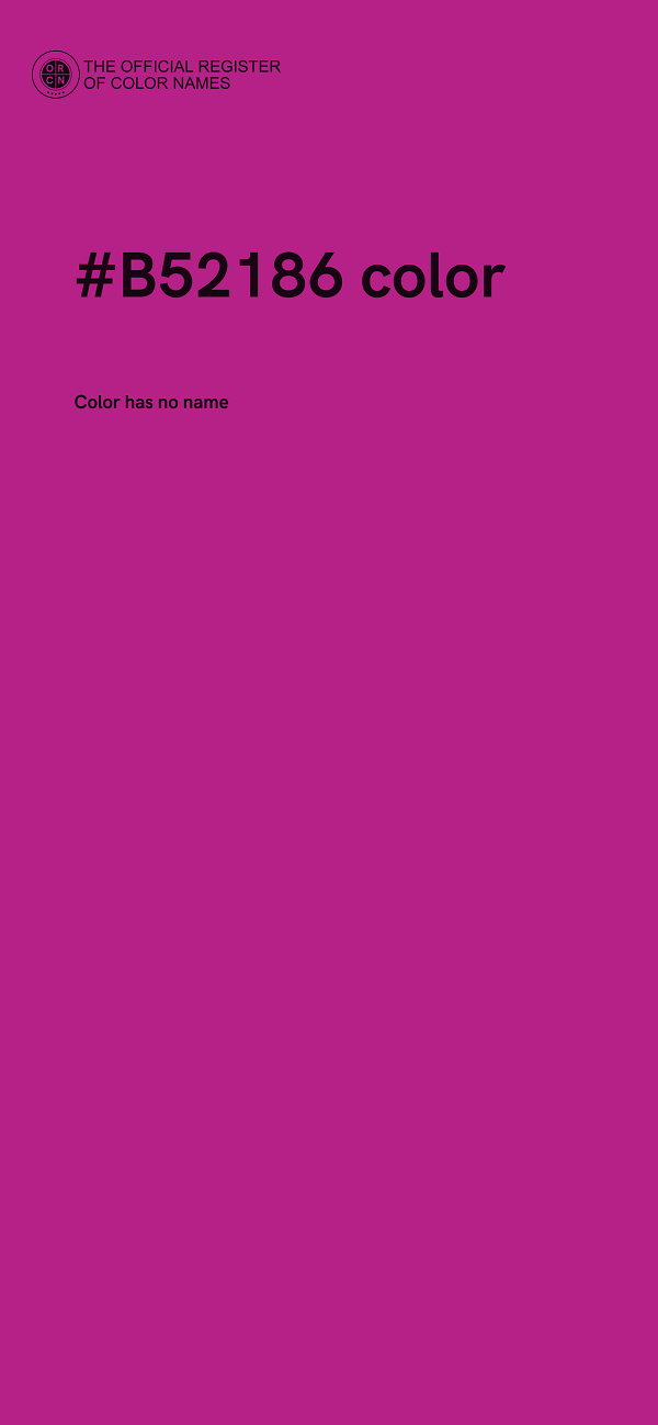#B52186 color image