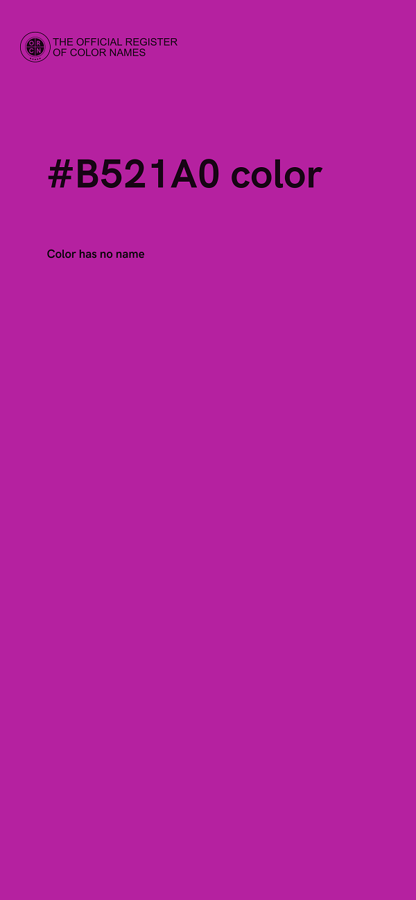 #B521A0 color image
