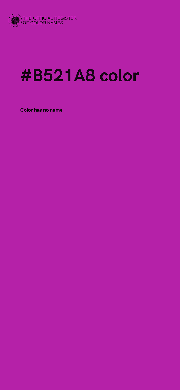 #B521A8 color image