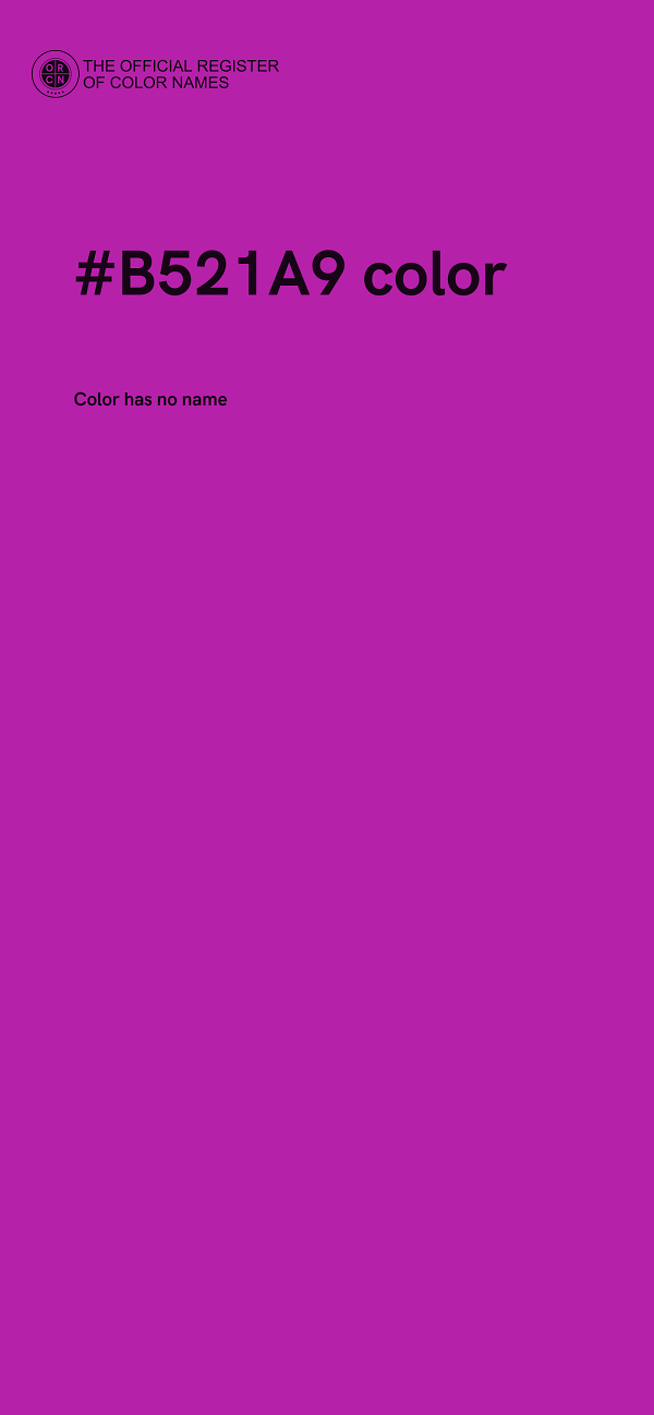 #B521A9 color image
