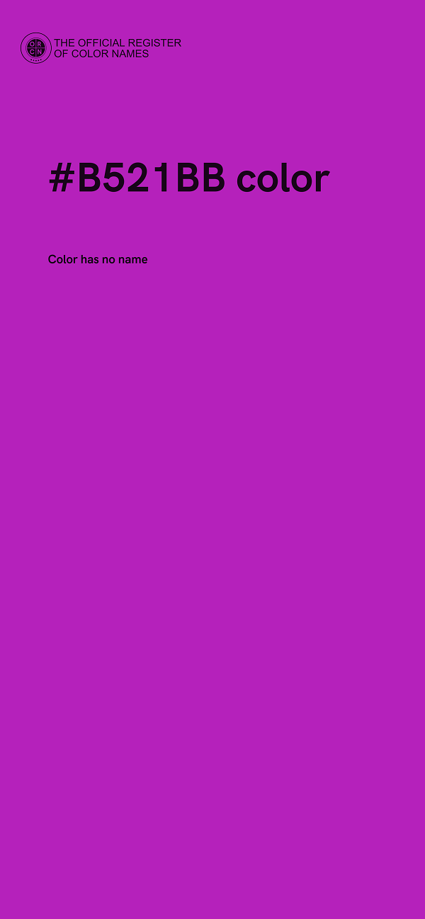 #B521BB color image