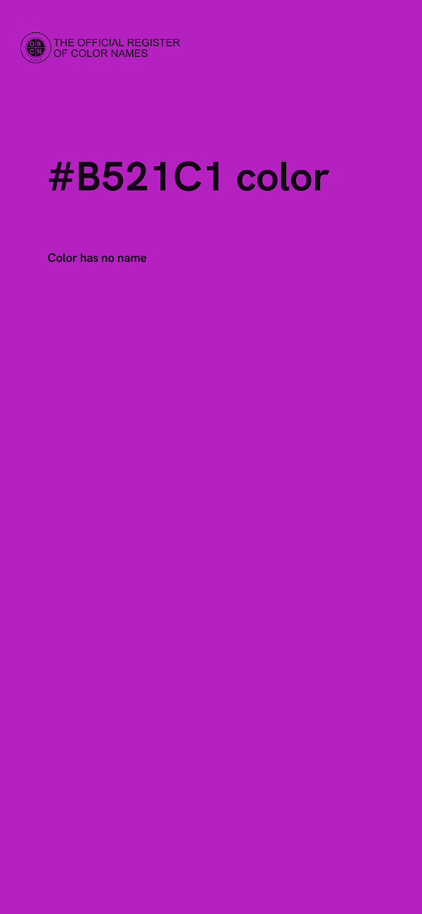#B521C1 color image