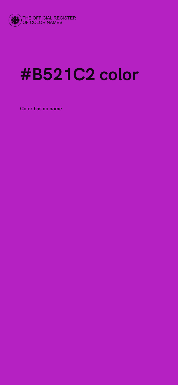 #B521C2 color image