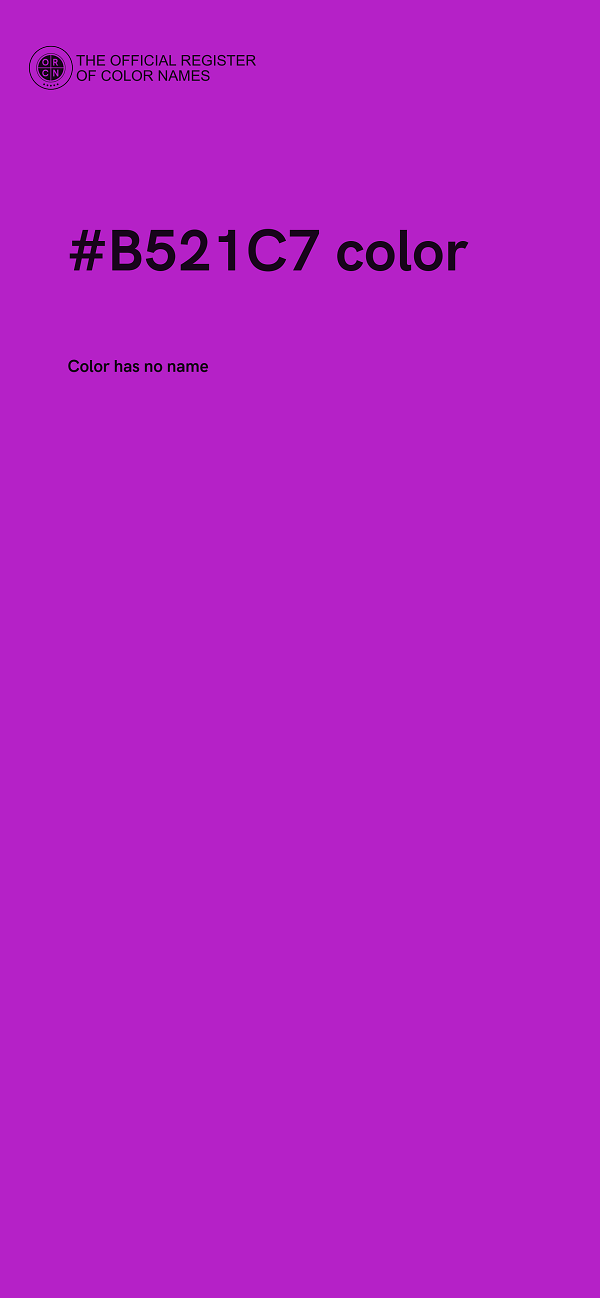 #B521C7 color image