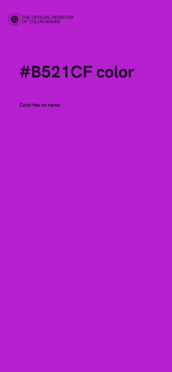 #B521CF color image
