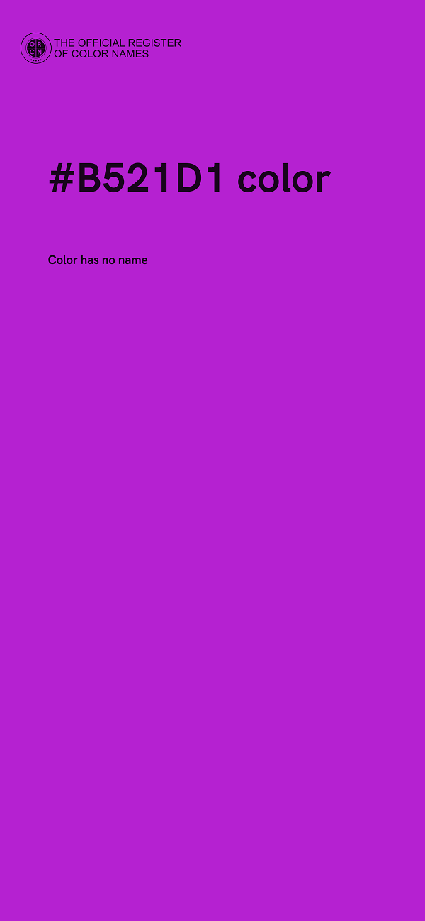 #B521D1 color image