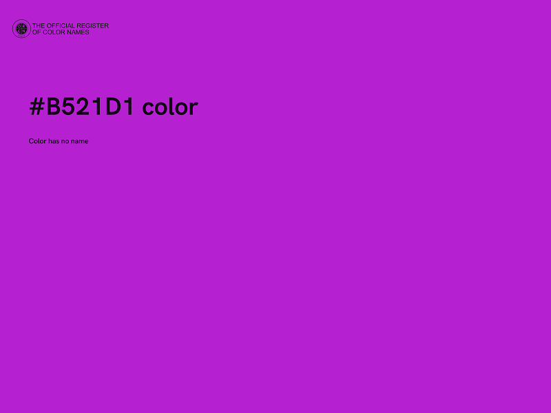 #B521D1 color image
