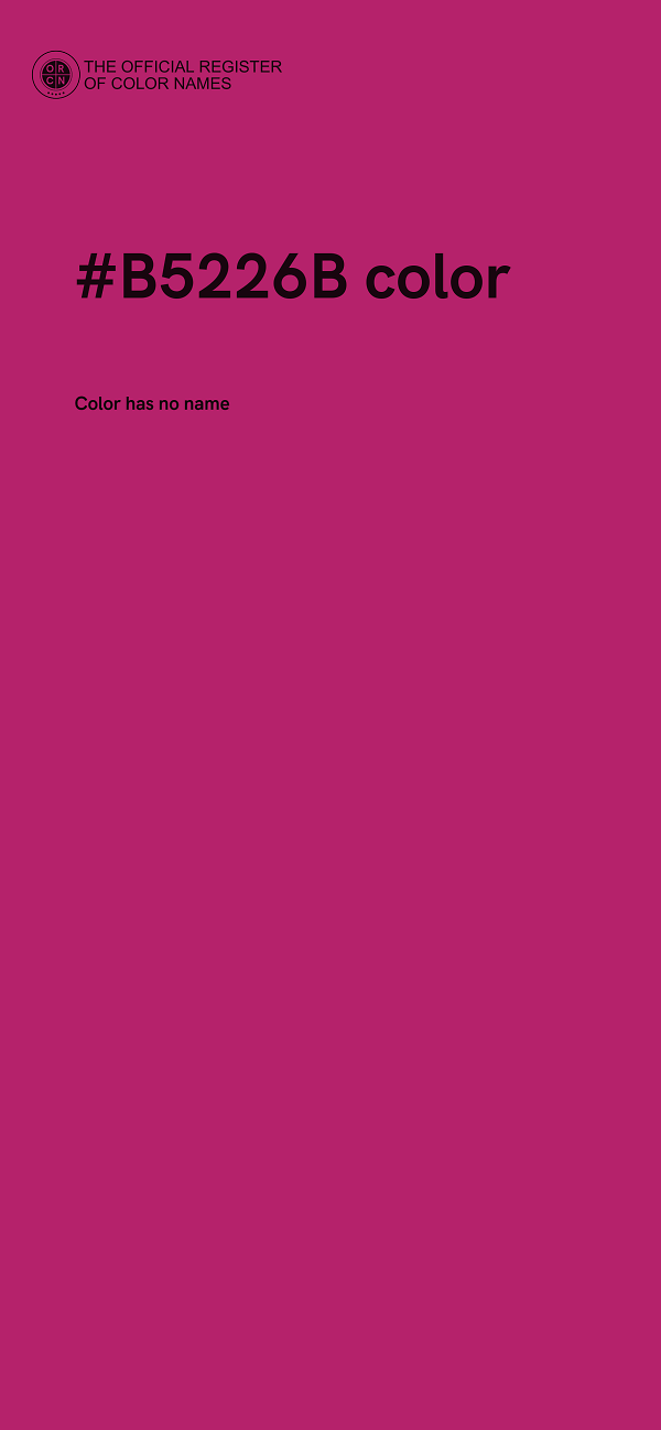 #B5226B color image