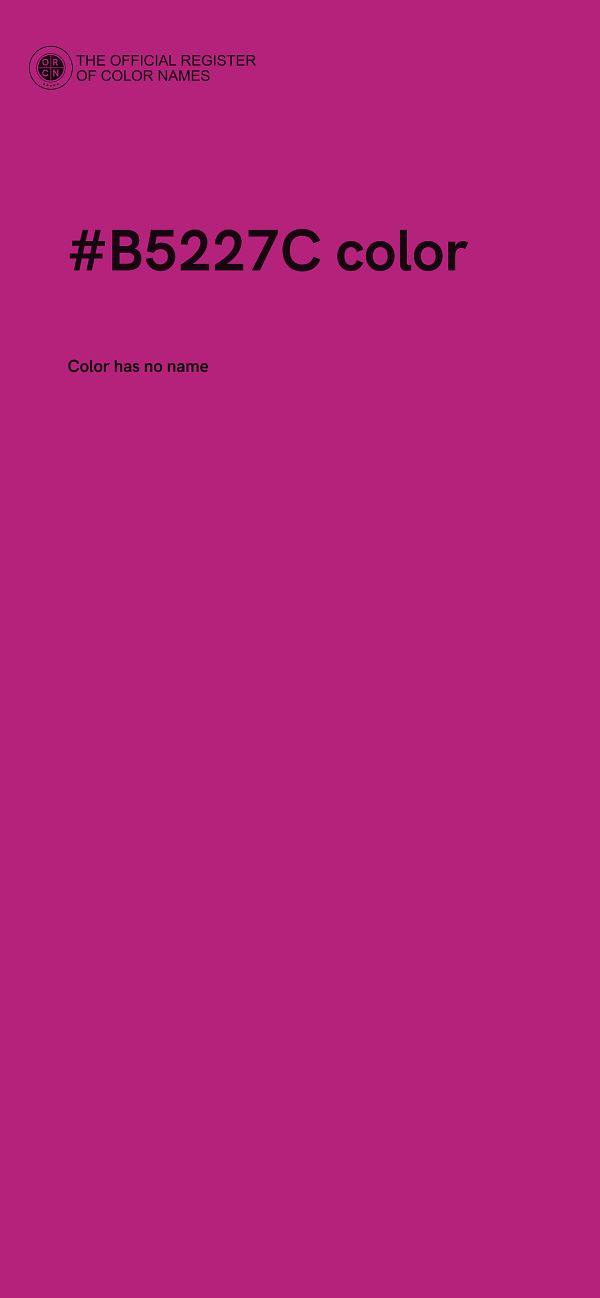 #B5227C color image