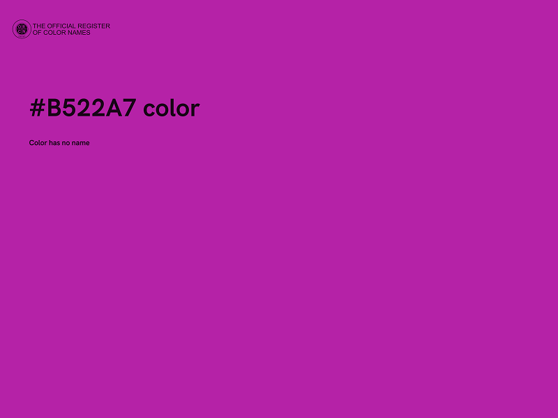 #B522A7 color image