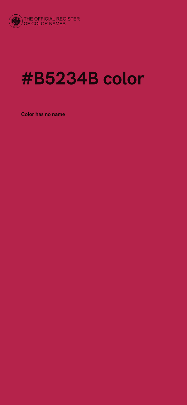 #B5234B color image