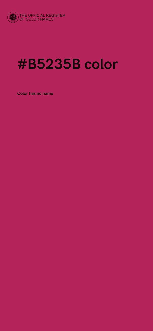 #B5235B color image