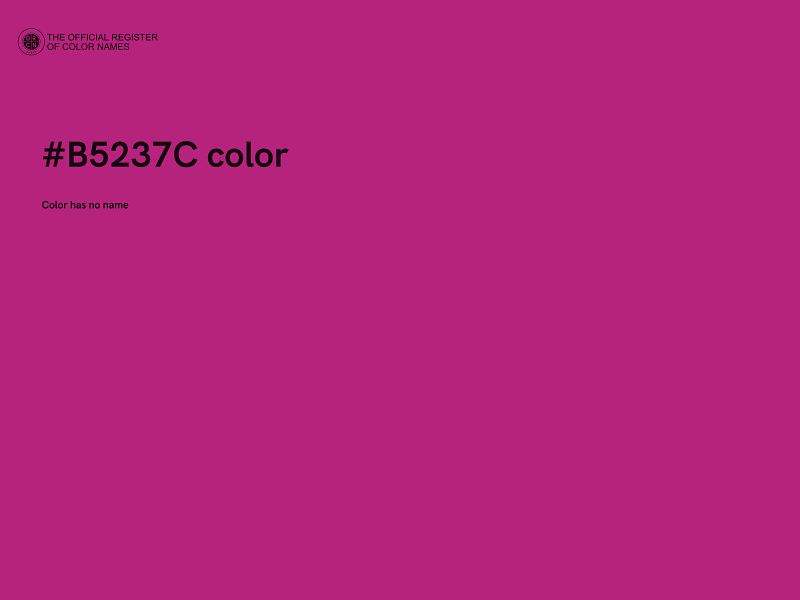 #B5237C color image