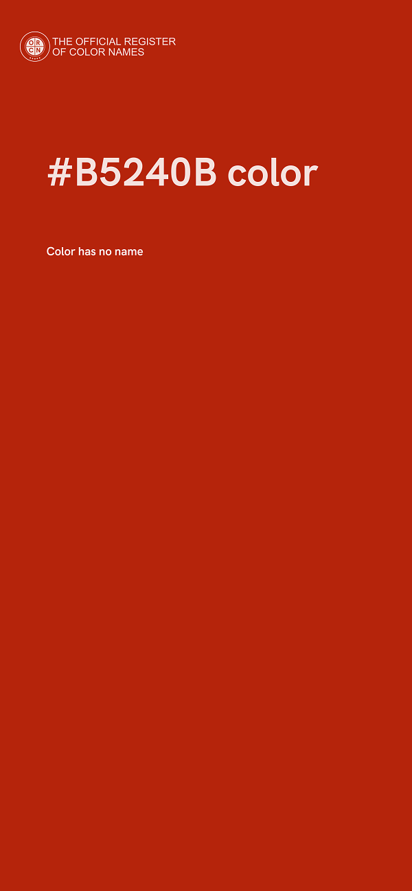 #B5240B color image