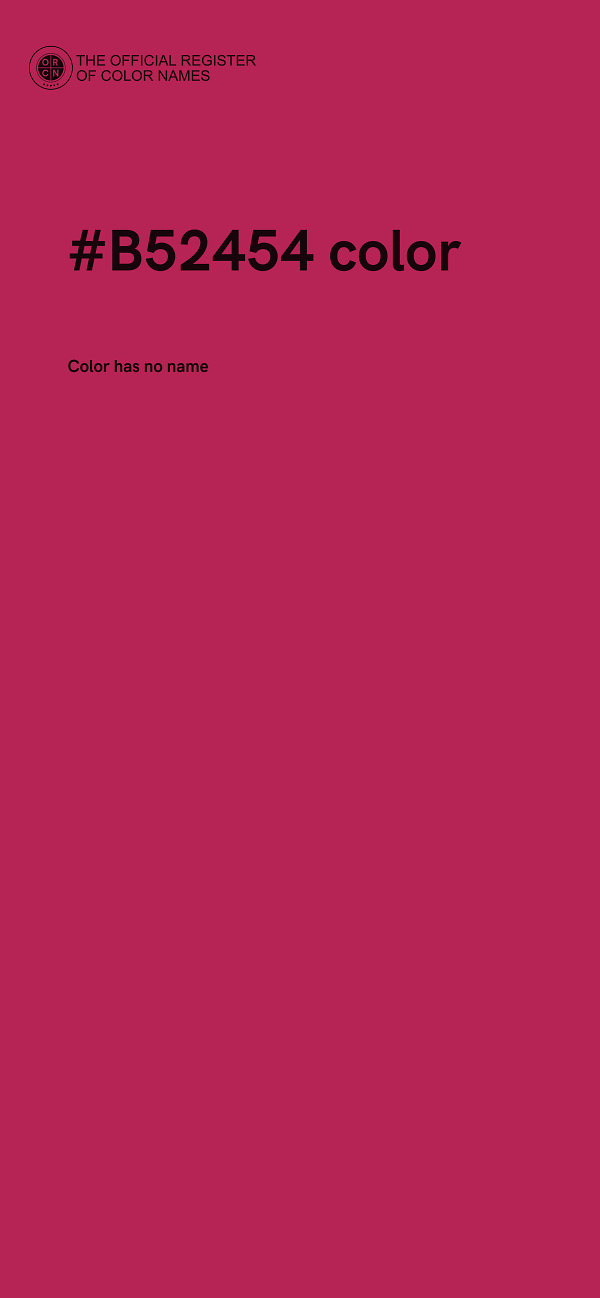 #B52454 color image