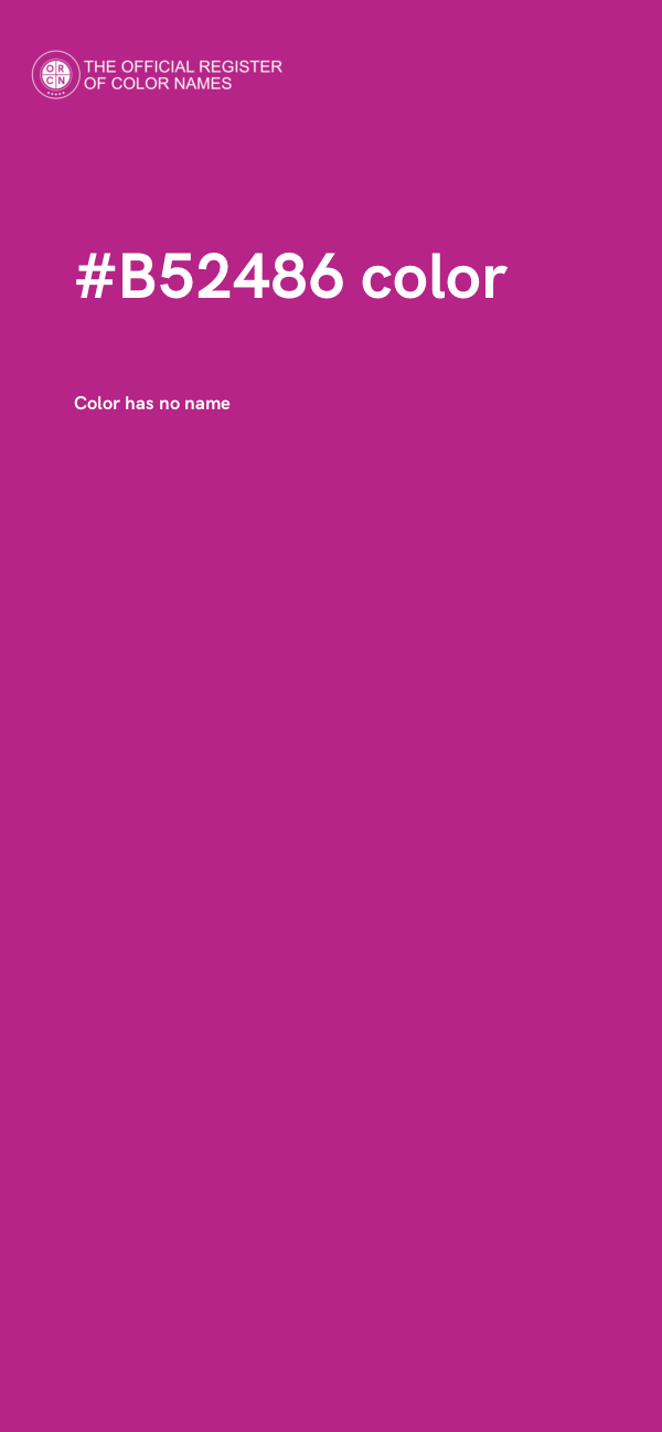 #B52486 color image