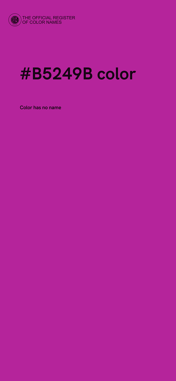 #B5249B color image