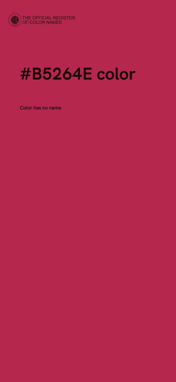 #B5264E color image