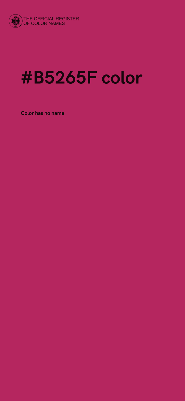 #B5265F color image