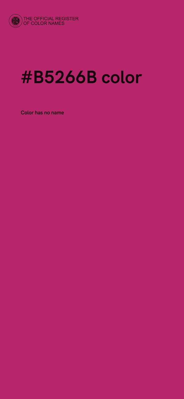 #B5266B color image
