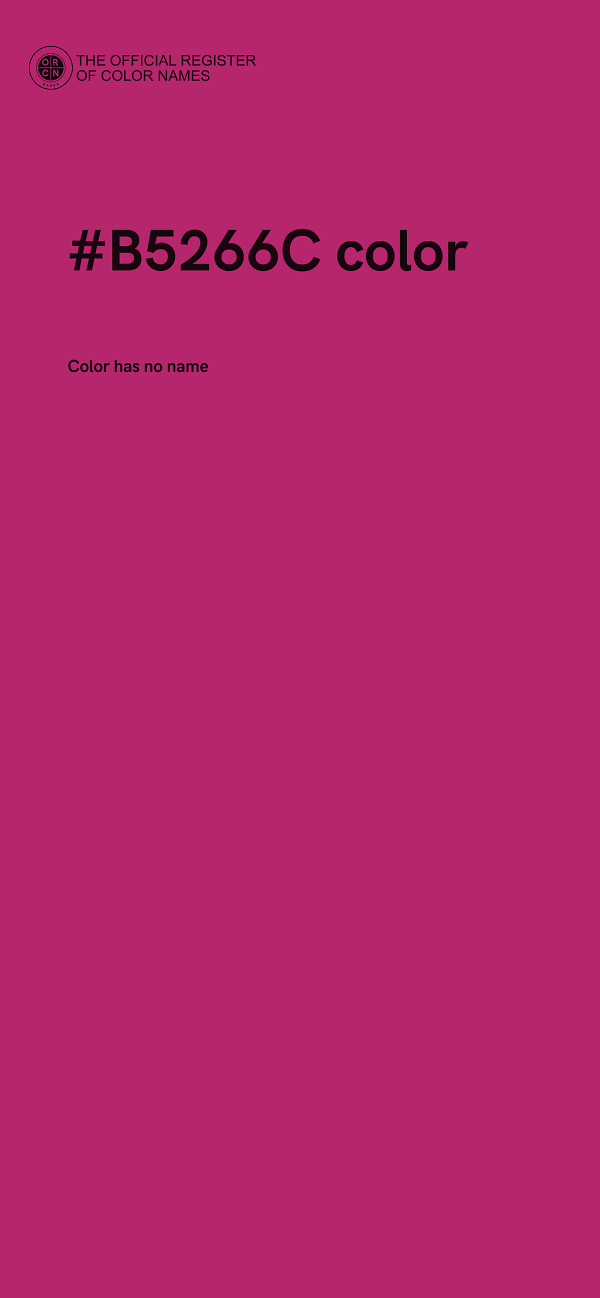 #B5266C color image