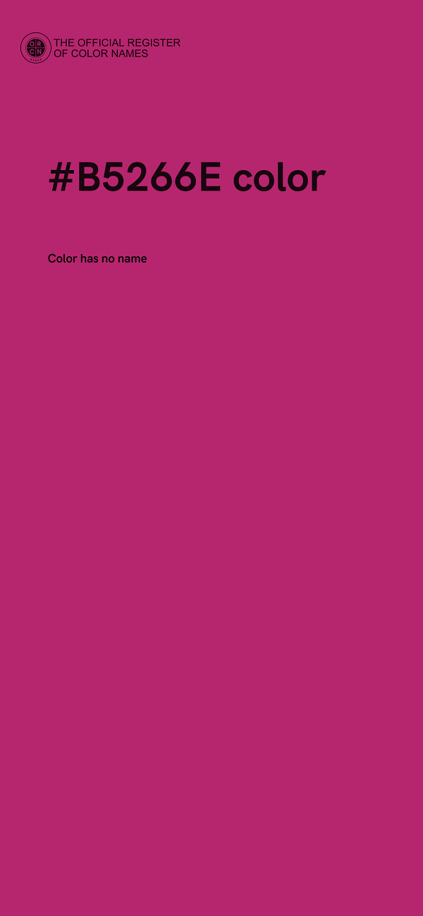 #B5266E color image