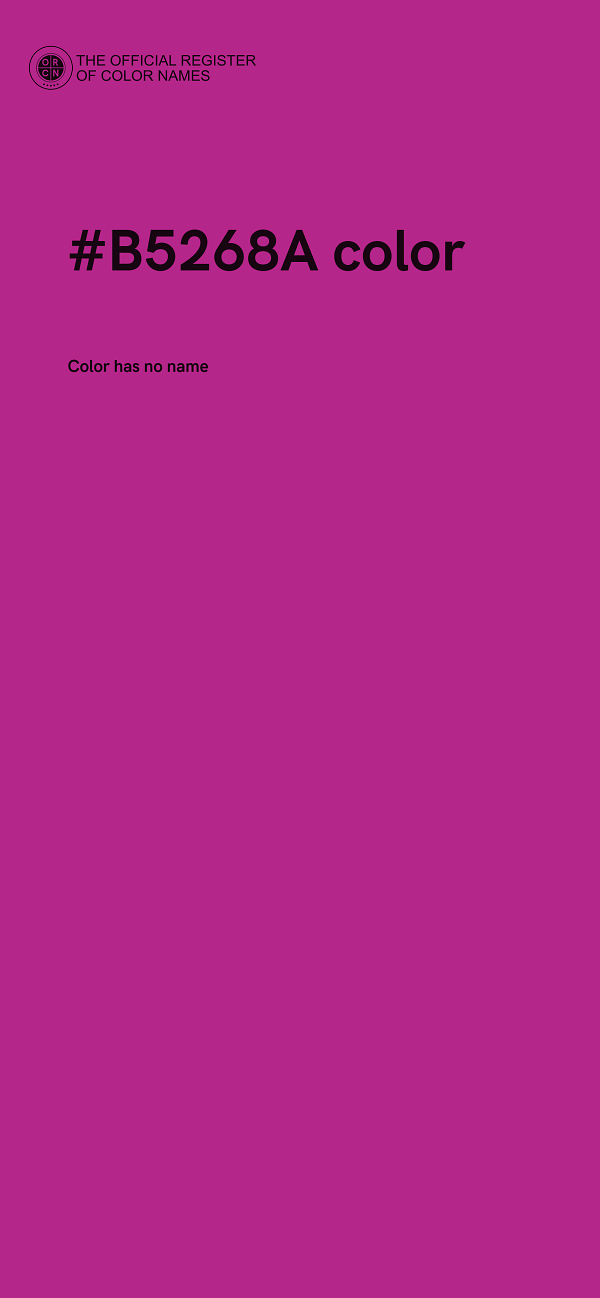 #B5268A color image
