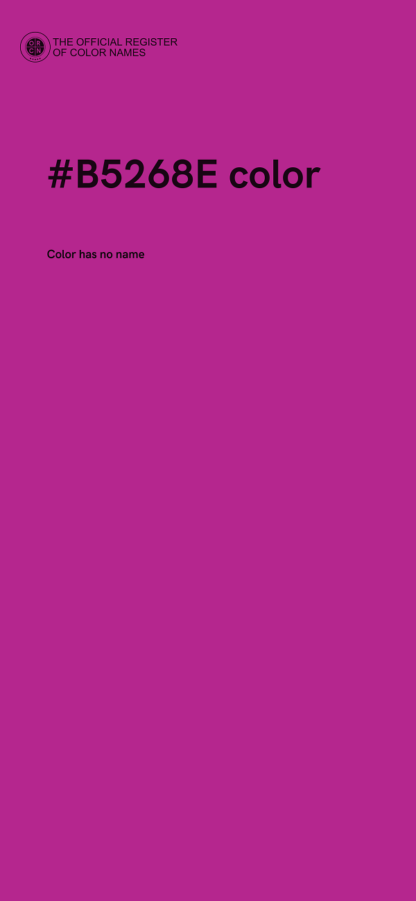 #B5268E color image