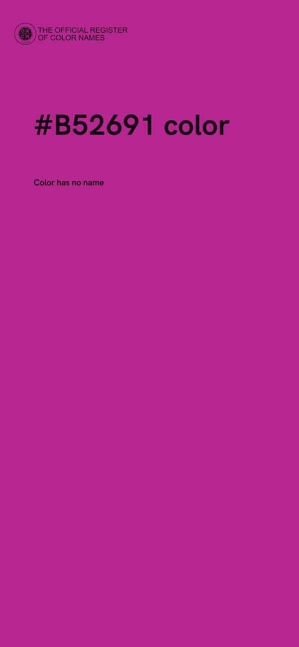 #B52691 color image