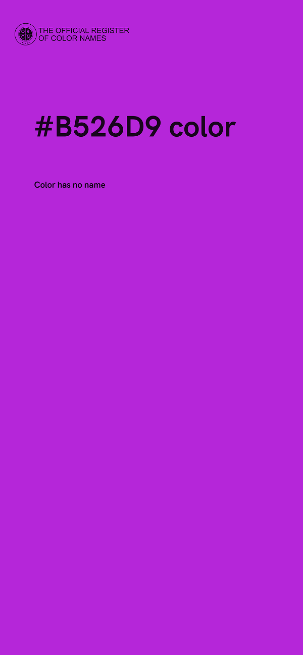 #B526D9 color image