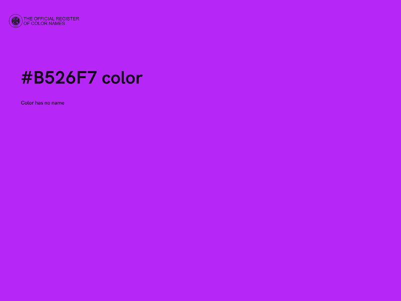 #B526F7 color image