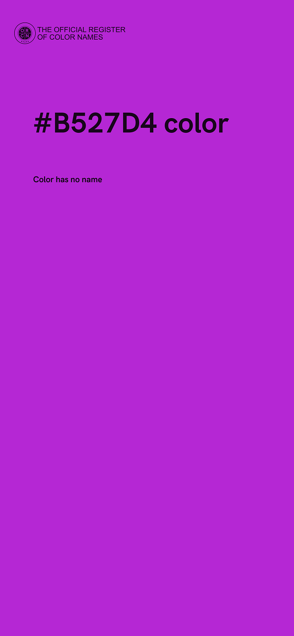 #B527D4 color image