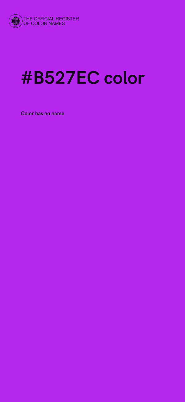 #B527EC color image