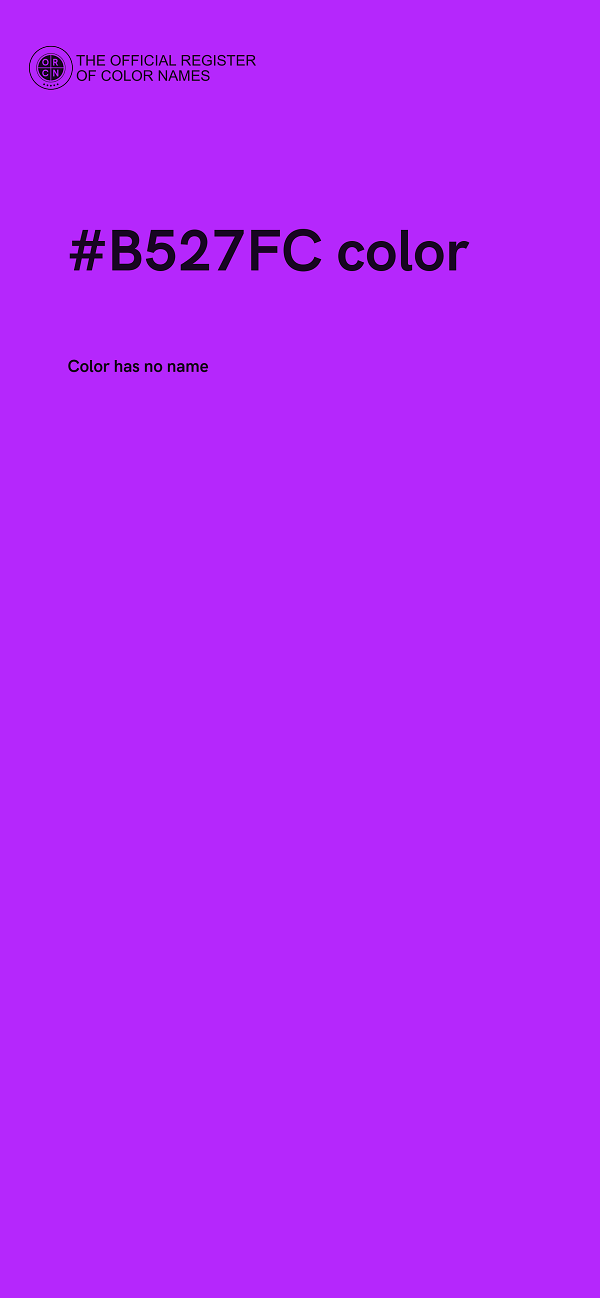 #B527FC color image