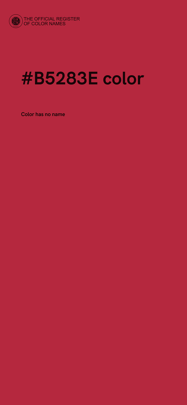#B5283E color image