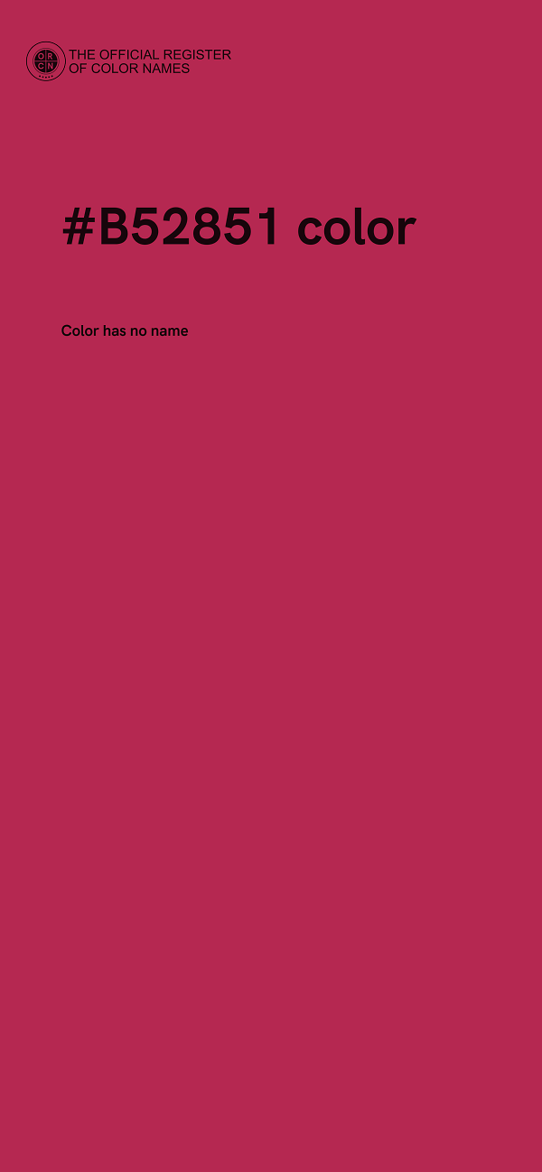 #B52851 color image