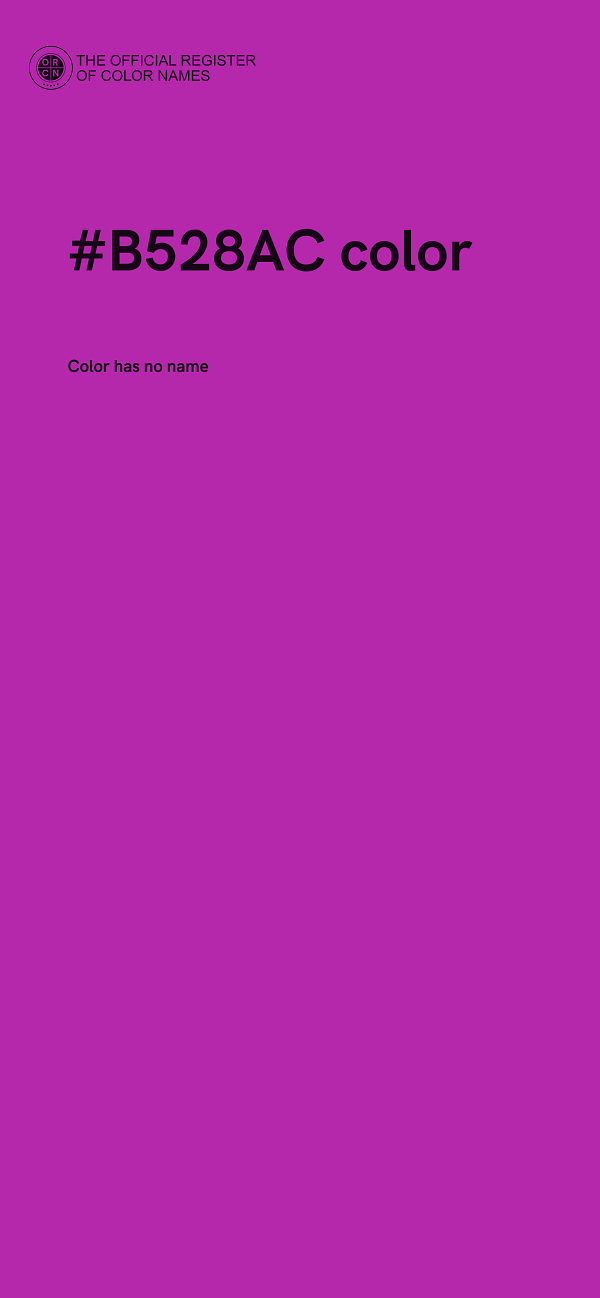 #B528AC color image