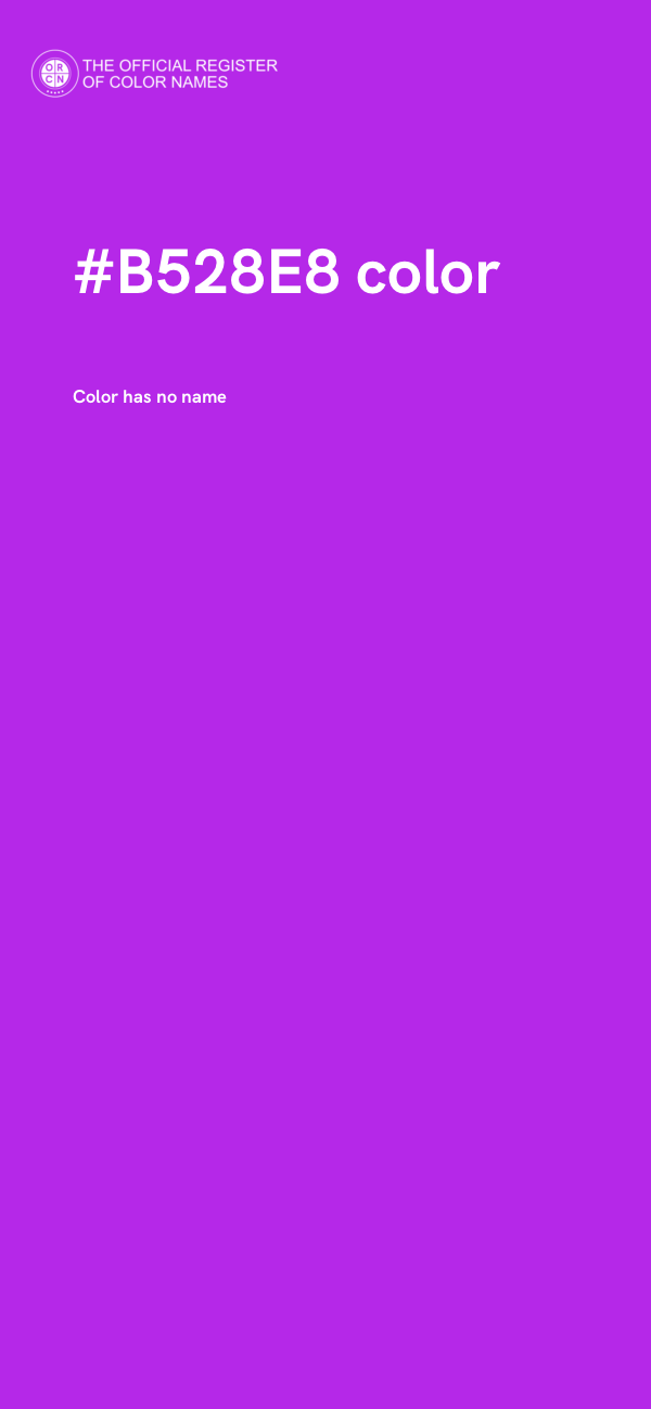 #B528E8 color image
