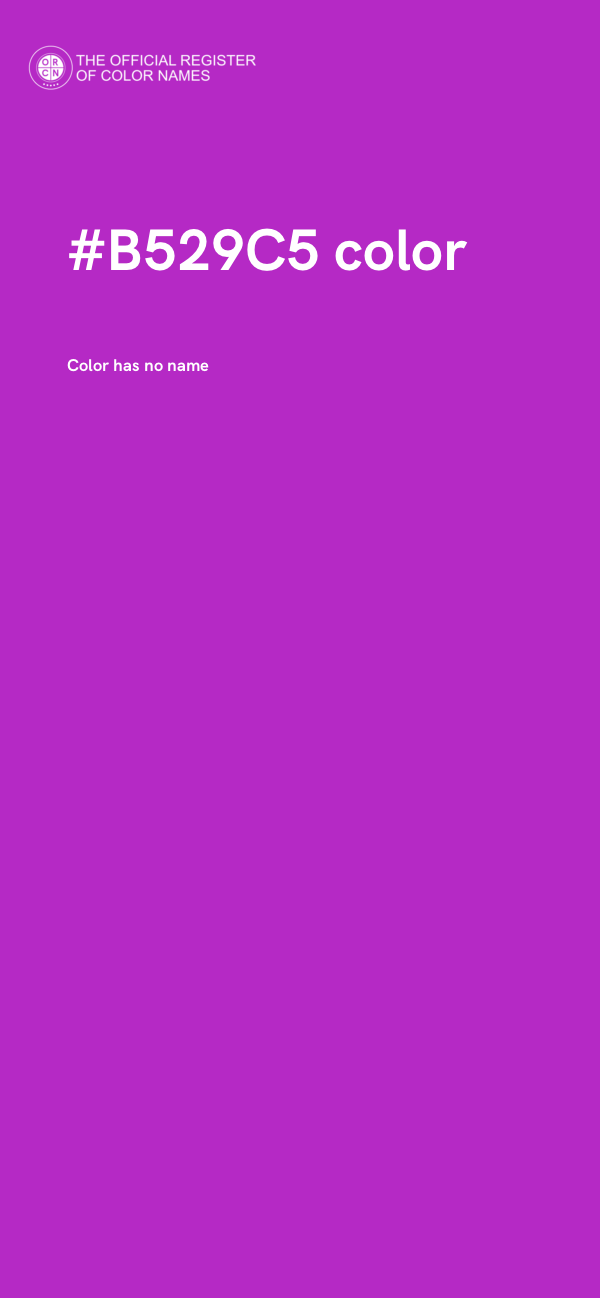 #B529C5 color image