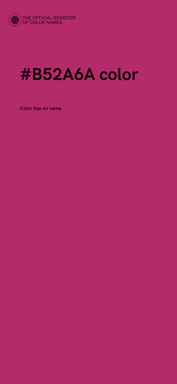 #B52A6A color image