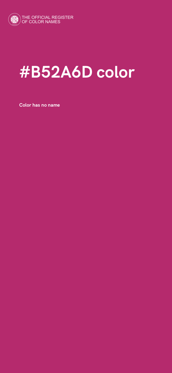#B52A6D color image
