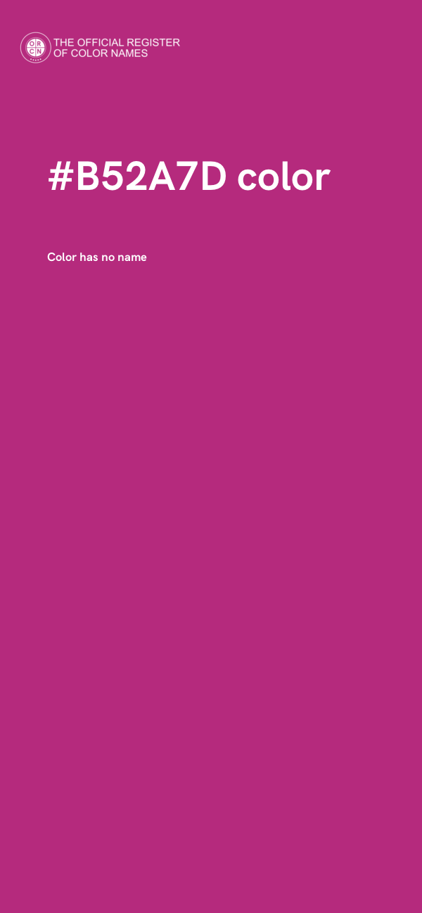 #B52A7D color image