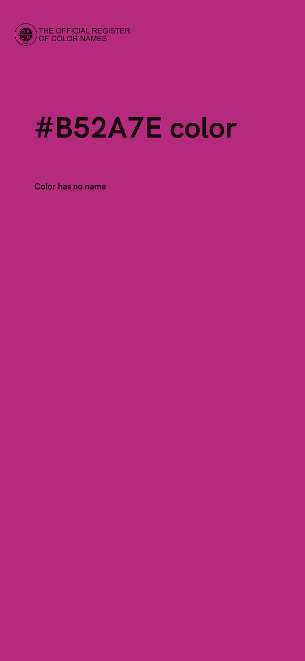 #B52A7E color image