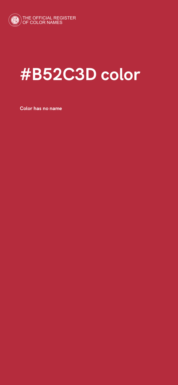 #B52C3D color image